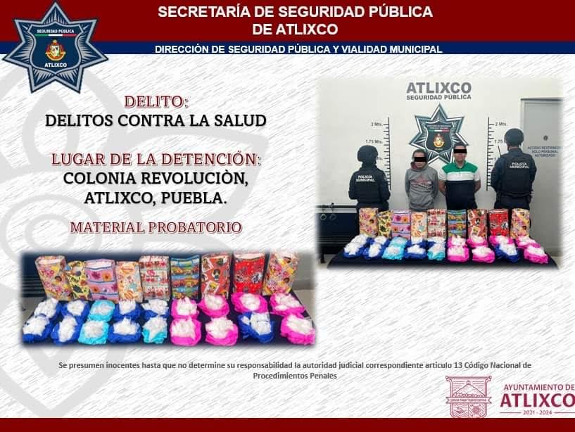 En Atlixco realizan detenciones por diversos delitos