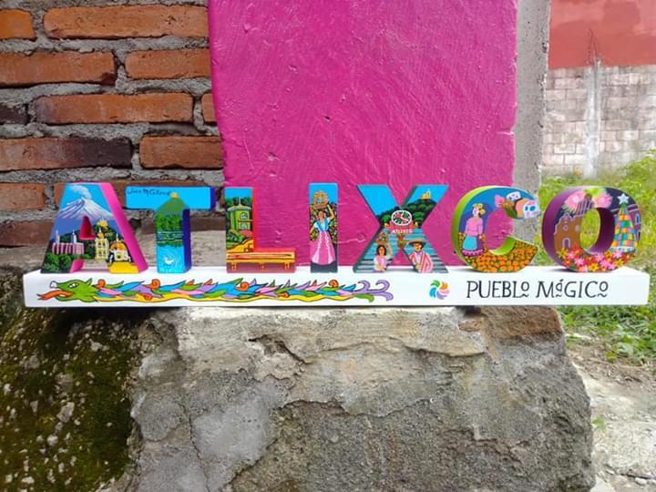 Letras turísticas de Atlixco ya son una pieza artesanal