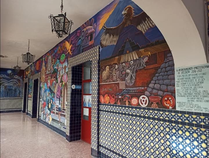 Artista reinaugura mural que fue destruido por sismo de 2017