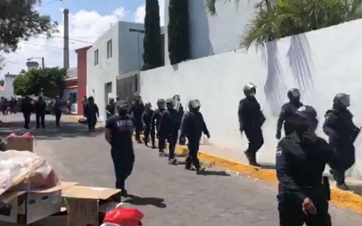 Liberan a detenidos del Servicio de Limpia en Atlixco tras manifestación