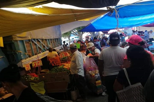 Que no haya tianguistas en Todos Santos piden colonos de Atlixco