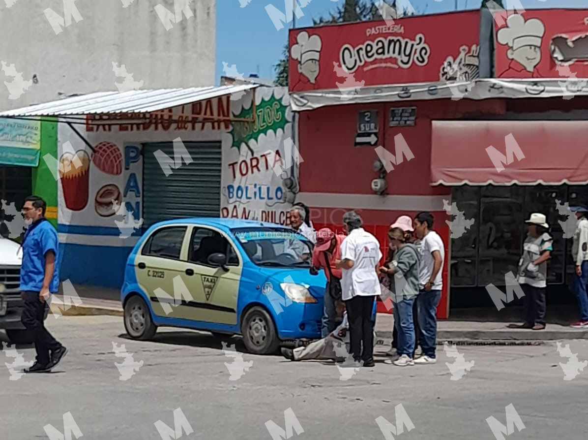 Ruta 86 de Amozoc atropella a una señora y se da a la fuga