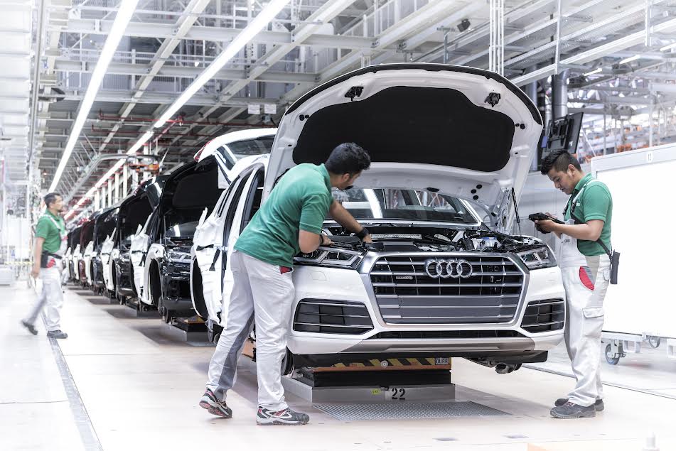 Caen 15.8% ventas de VW y 0.9% las de Audi el último año en México