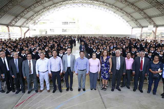 Entregan aulas de medios en beneficio de la niñez sanandreseña