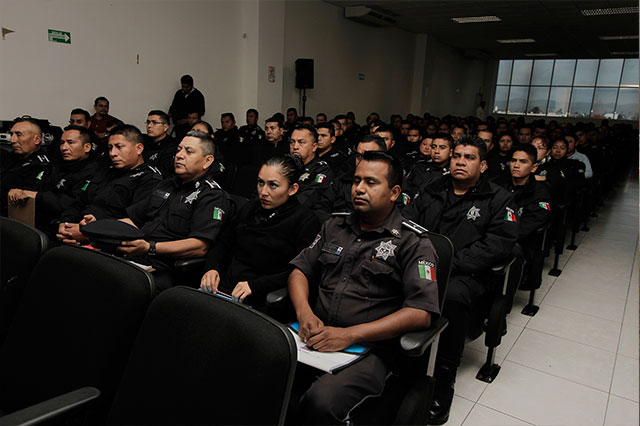Otorgan aumento de sueldo a policías de San Andrés Cholula