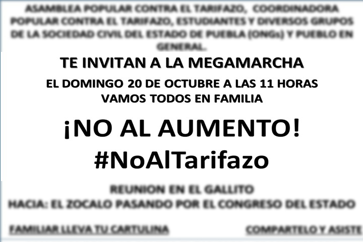 Anuncian marcha contra el aumento de pasaje en el Centro Histórico
