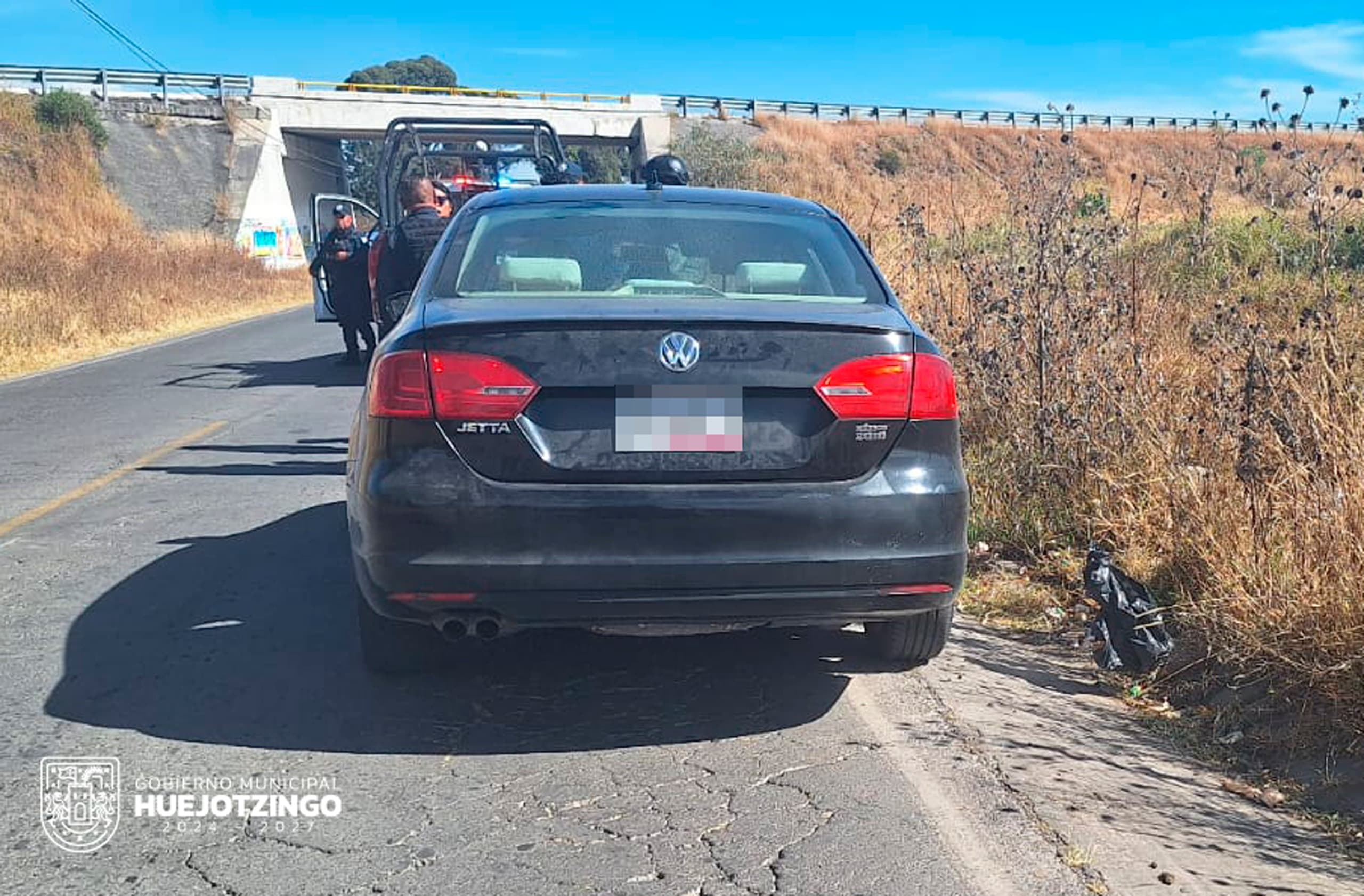 En Huejotzingo aseguran a Douglas, viajaba en un auto robado