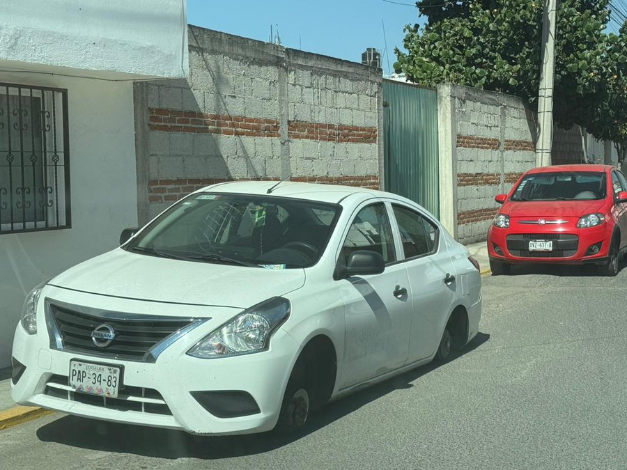 Sin tregua el robo de autopartes en Santa Cruz Buenavista