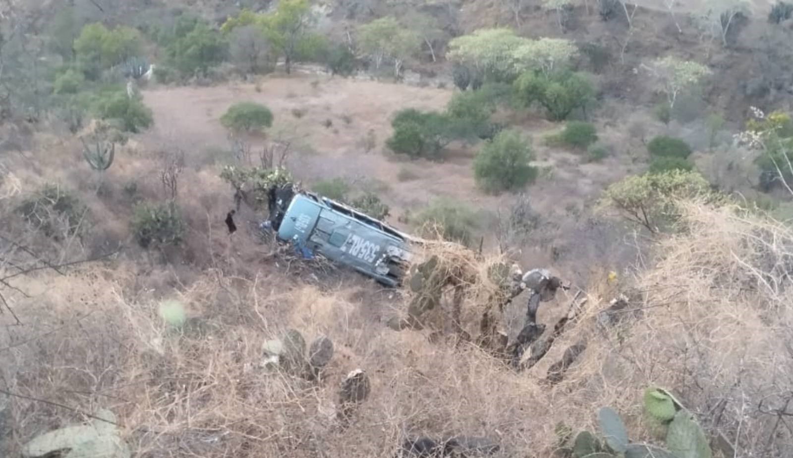 Cinco muertos por caída de autobús con jornaleros en la Coxcatlán-Zoquitlán