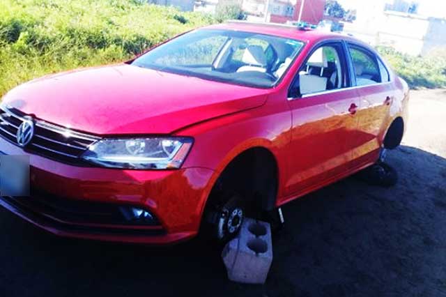 Recupera SSP vehículos robados en 3 municipios de Puebla