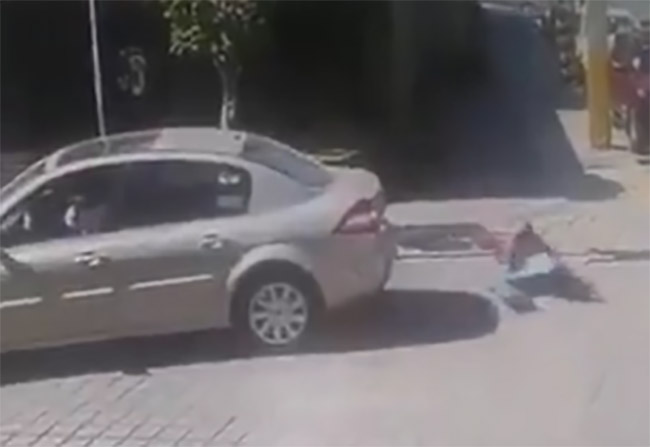 VIDEO La nueva manera de extorsionar en Puebla: fingen ser atropellados
