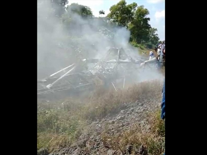 Avioneta se desploma en Chiapas