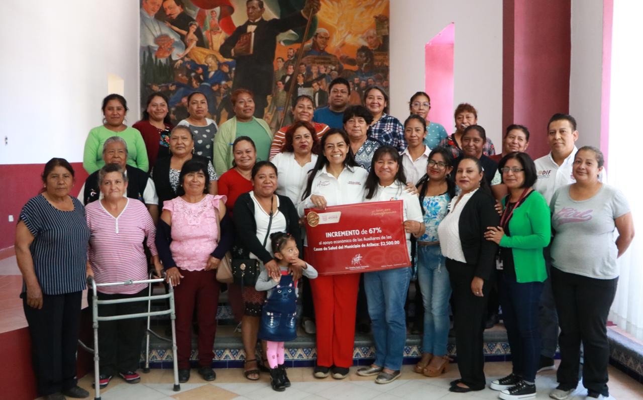 Ayala crece en 67% apoyos económicos a Casas de Salud de Atlixco