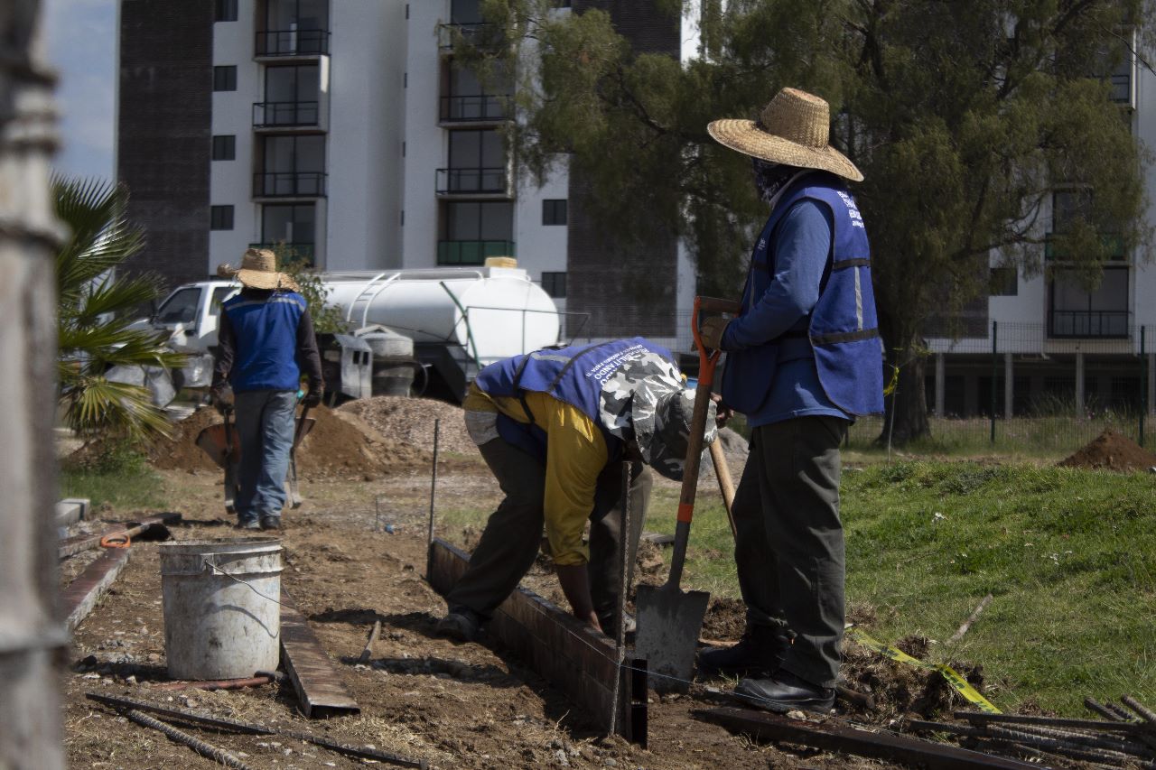 Ayuntamiento de Puebla avanza con la rehabilitación de Grandes parques