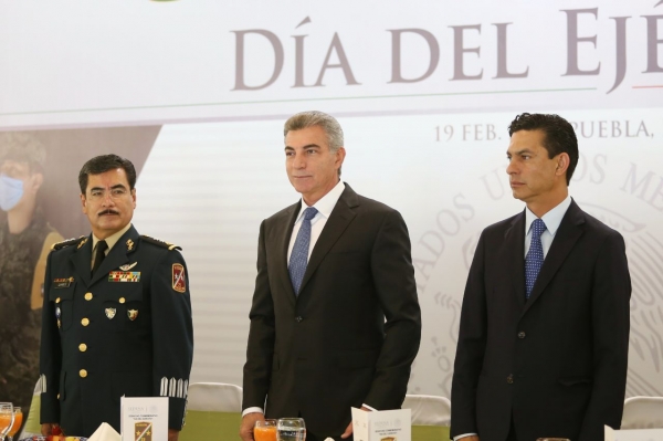 Gali reconoce trabajo del Ejército Mexicano en Puebla