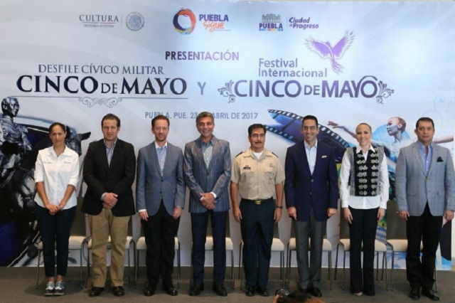 Presenta Antonio Gali desfile y Festival Cinco de Mayo de Puebla