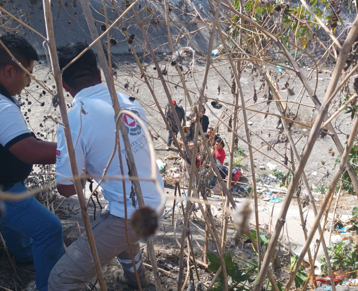 Bebé de un año muere al caer dren de Valsequillo en Tecamachalco