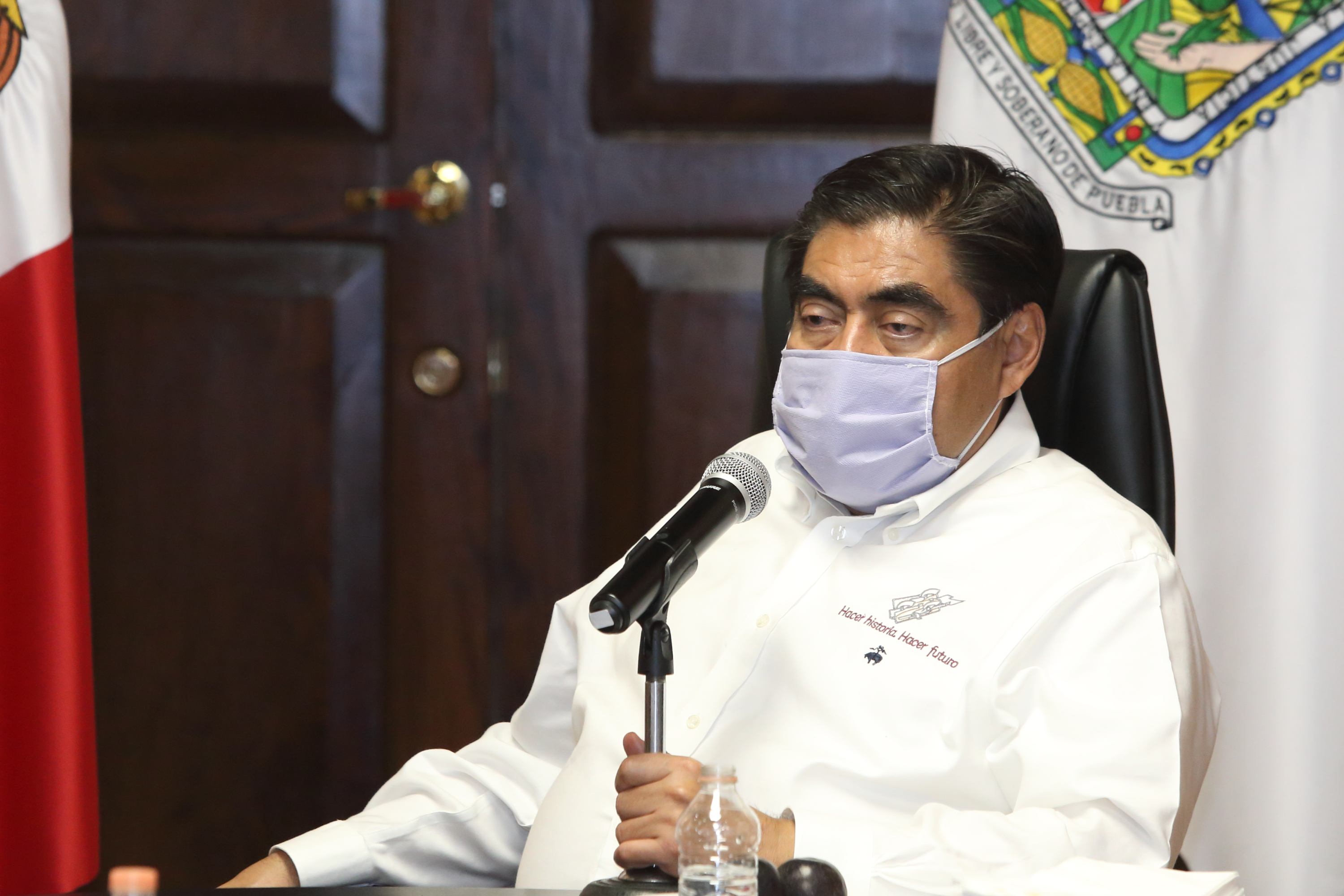 Puebla registra un aumento en la movilidad vehicular ante contingencia: Barbosa