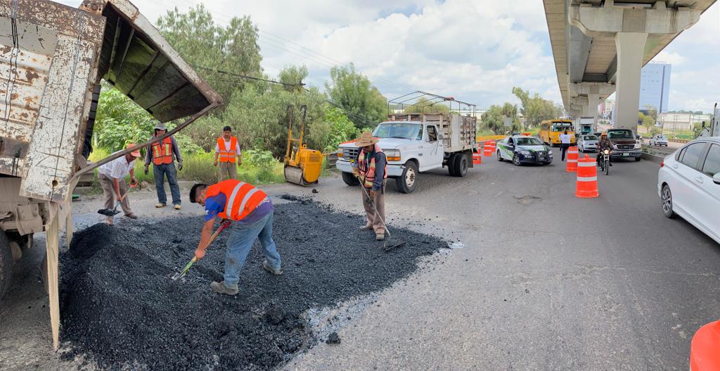 Infraestructura bachea la autopista México-Puebla