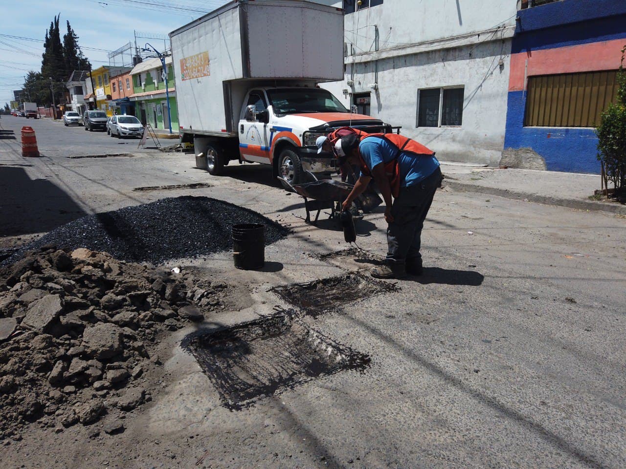 Ayuntamiento de Puebla reactiva a 30 cuadrillas de bacheo