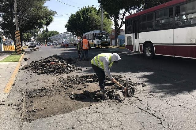 A través de Bachetón 4.0 se mejoran vialidades de la capital