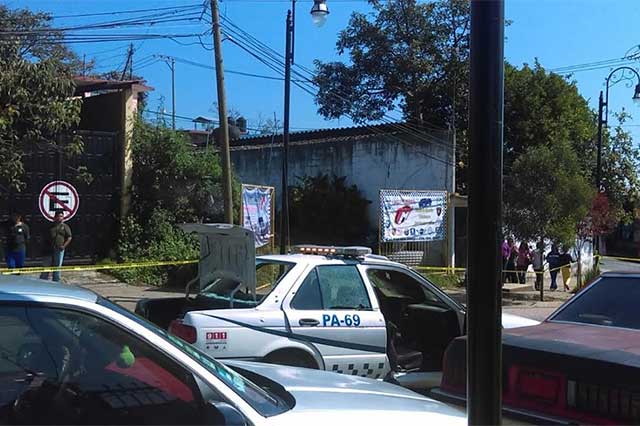 Comando mata a 3 policías auxiliares durante asalto en Huauchinango
