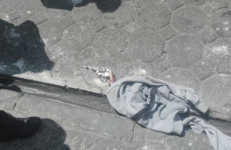 Balacera en centro histórico de Puebla deja un lesionado