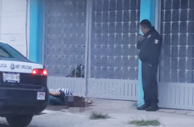 Lo asesinan de un tiro en el ojo en avenida Nacional de Puebla