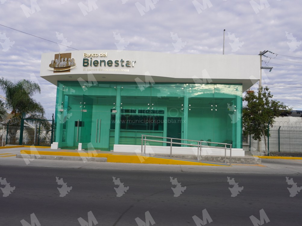 A más de un año de construirse, no operan bancos del Bienestar de Tecamachalco