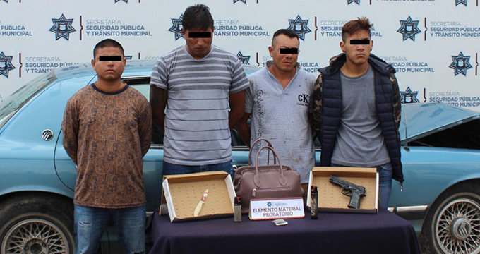 Cae banda de asaltantes de paqueterías en Puebla