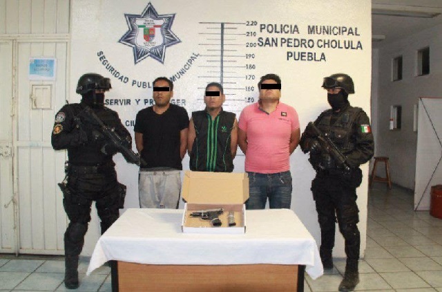 Desarticulan policía de San Pedro Cholula a dos bandas delictivas