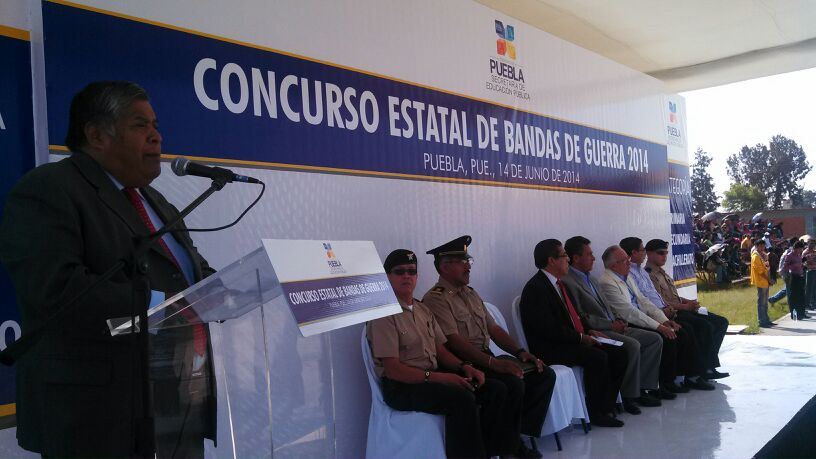 Realiza SEP concurso estatal de bandas de guerra