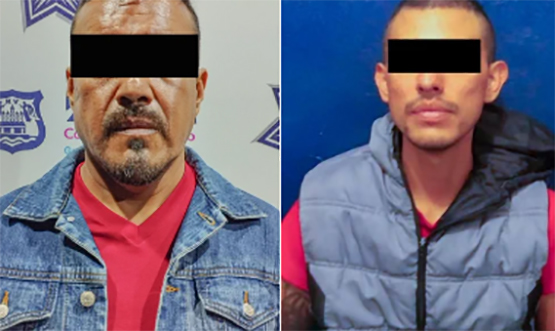 Detienen a dos integrantes de la banda de El Perro en Puebla capital