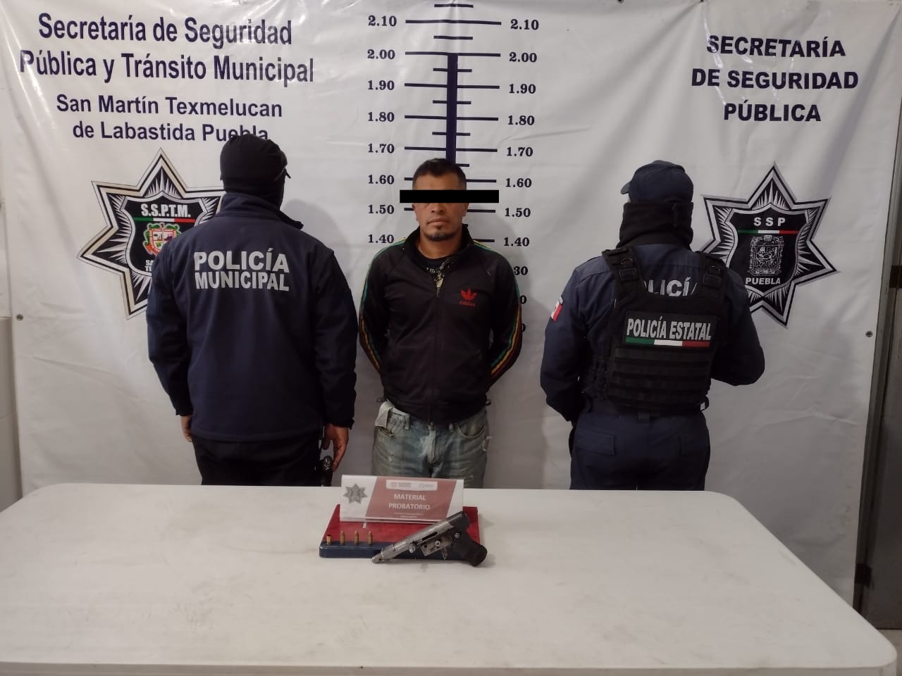 Tras persecución cae integrante de la banda de Los Brujas en Texmelucan