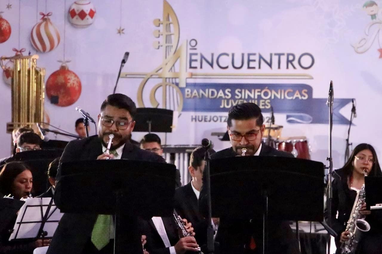 Un éxito el Concierto Navideño en Huejotzingo