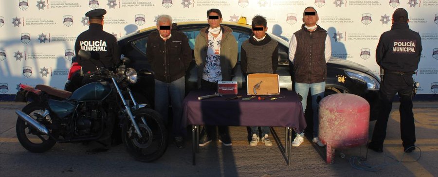 Cae banda que intentó robo a Prendamex en Puebla