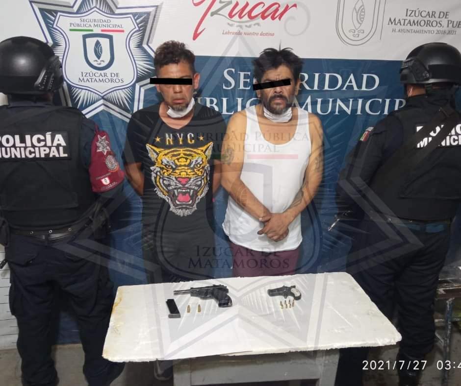 Detienen a integrantes de una banda dedicada al robo en Izúcar