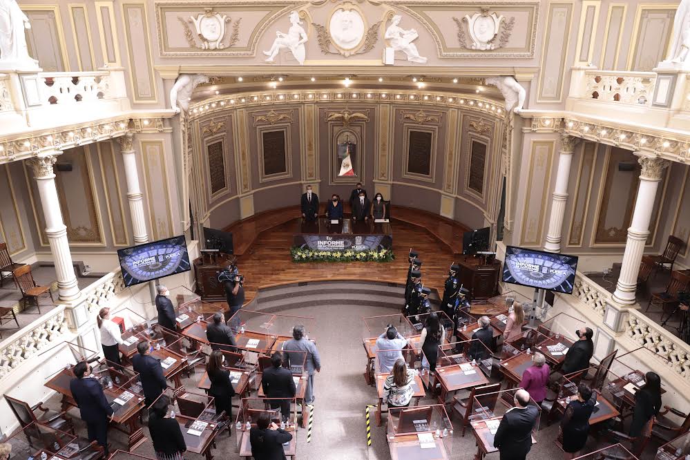 LX Legislatura garantizó la vida institucional de Puebla: MBH