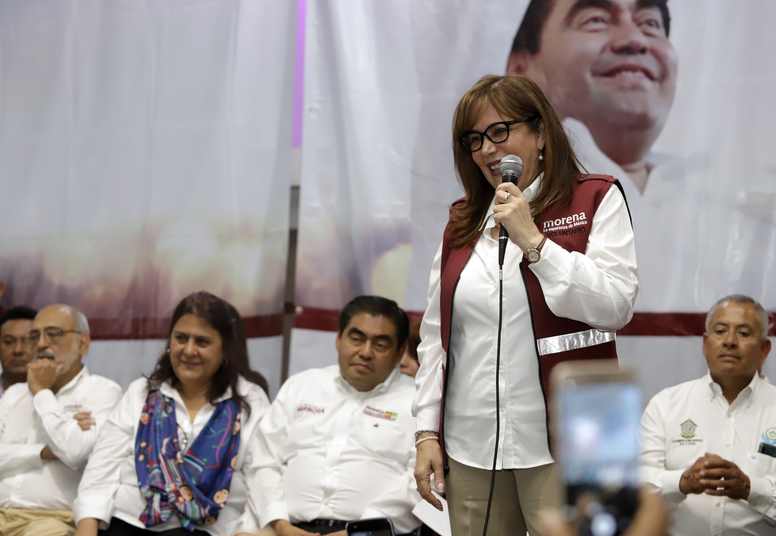 Yeidckol advierte sobre nuevo fraude electoral en Puebla