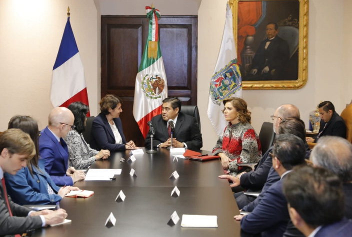 Puebla y Francia acuerda inversiones en movilidad y medio ambiente