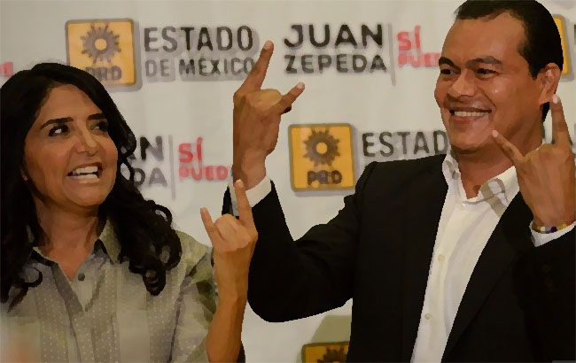 Alejandra Barrales y Juan Zepeda dejan el PRD