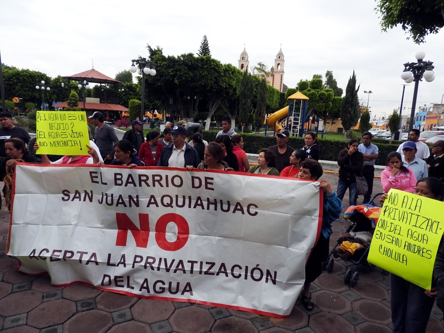 Barrios se unen contra privatización de agua potable en San Andrés