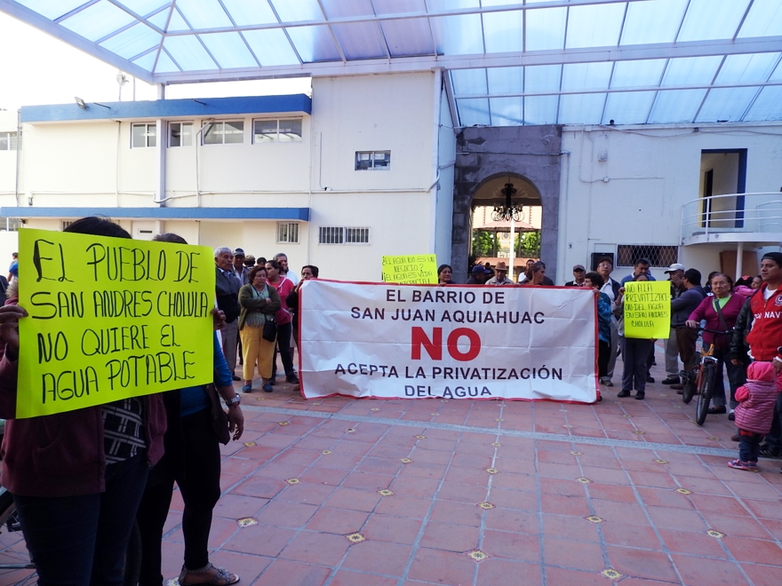 Barrios se unen contra privatización de agua potable en San Andrés