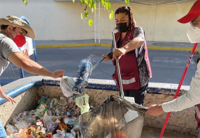 Más de 80 toneladas de basura fueron levantadas de calles de Tehuacán 