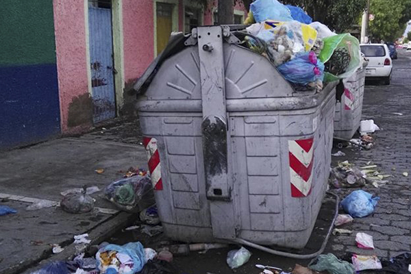 Suspenden recolección de basura en Tehuacán 