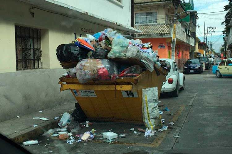 Se deslinda edil de Tezutlán de paro en servicio de limpia