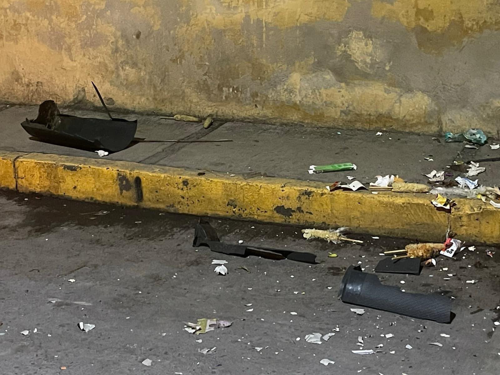 Vandalizan contenedores de basura en Acatzingo