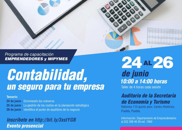 Ayuntamiento de Puebla invita a taller contabilidad