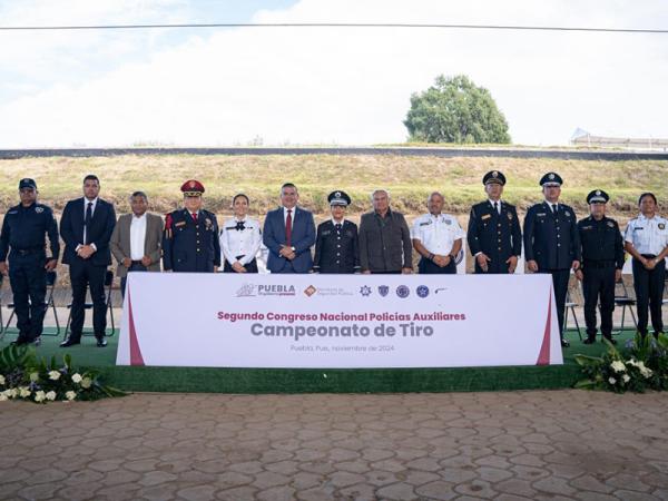 Puebla, sede del Congreso de Policías Auxiliares y Campeonato de Tiro