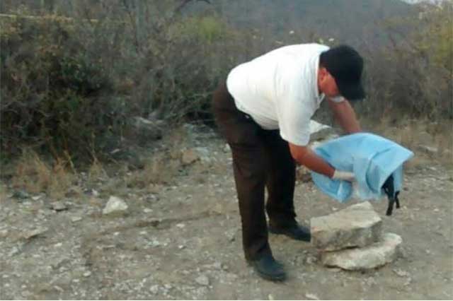 Encuentran a bebé muerto y enterrado en cerro de Tehuacán